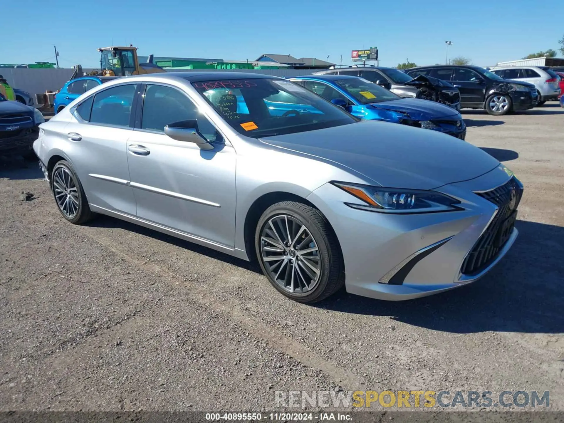 1 fotografías del automóvil dañado 58ADZ1B19PU155852 LEXUS ES 350 2023