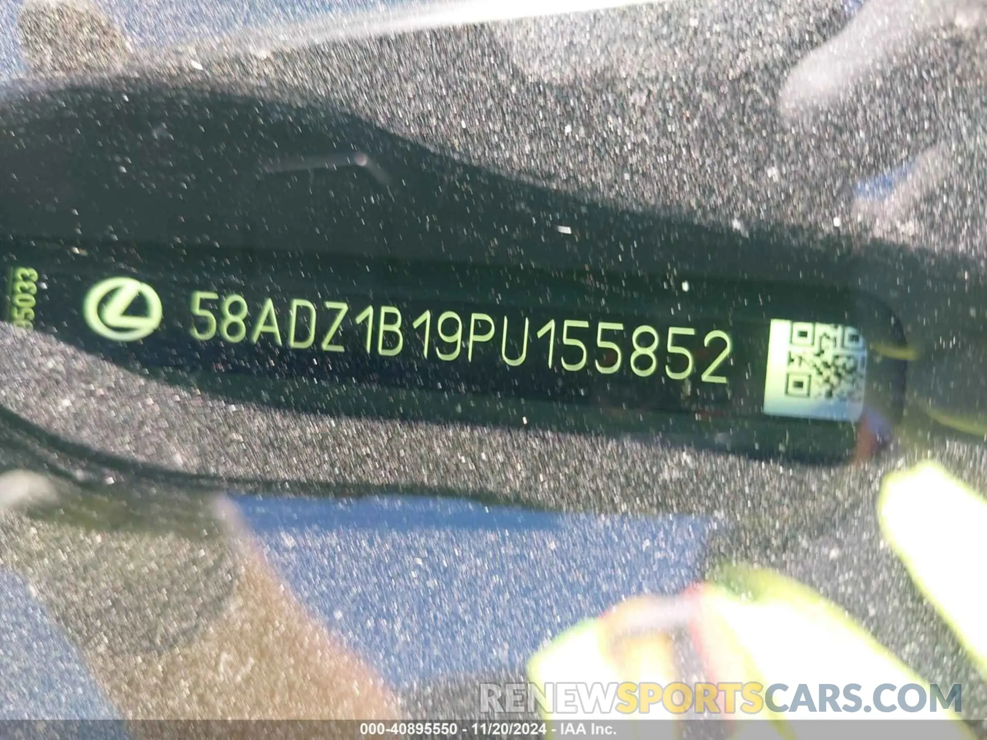 18 fotografías del automóvil dañado 58ADZ1B19PU155852 LEXUS ES 350 2023