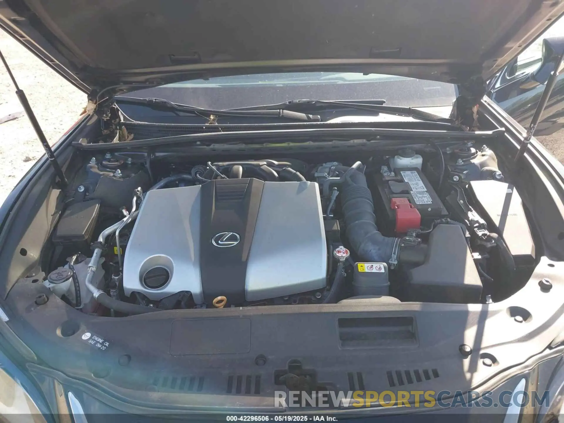 10 fotografías del automóvil dañado 58ADZ1B1XPU159764 LEXUS ES 350 2023