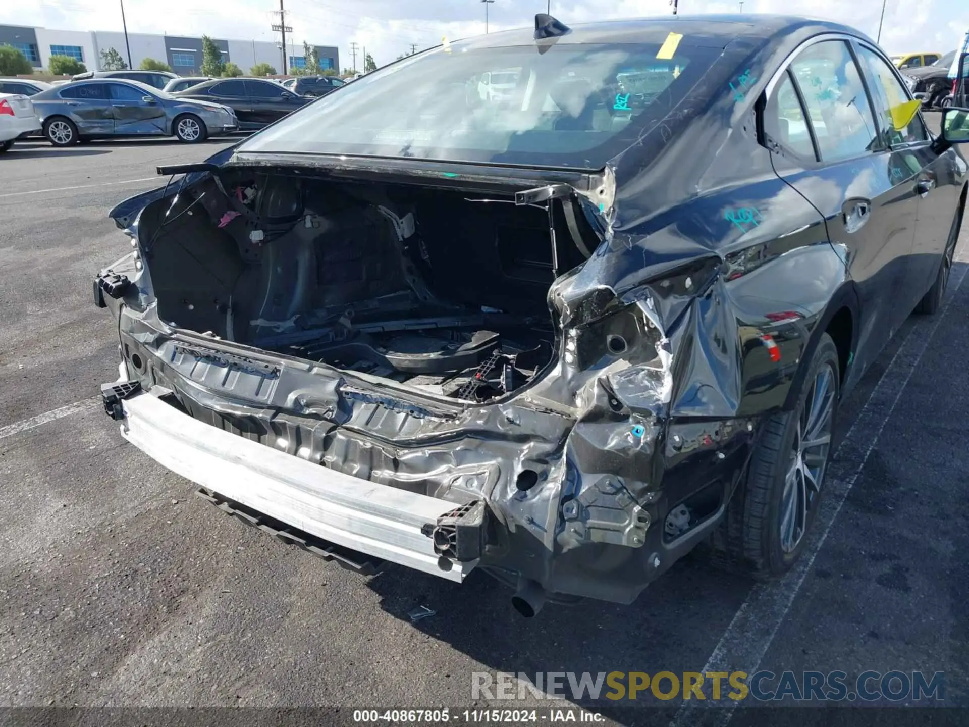 6 fotografías del automóvil dañado 58AEZ1B12PU146270 LEXUS ES 350 2023
