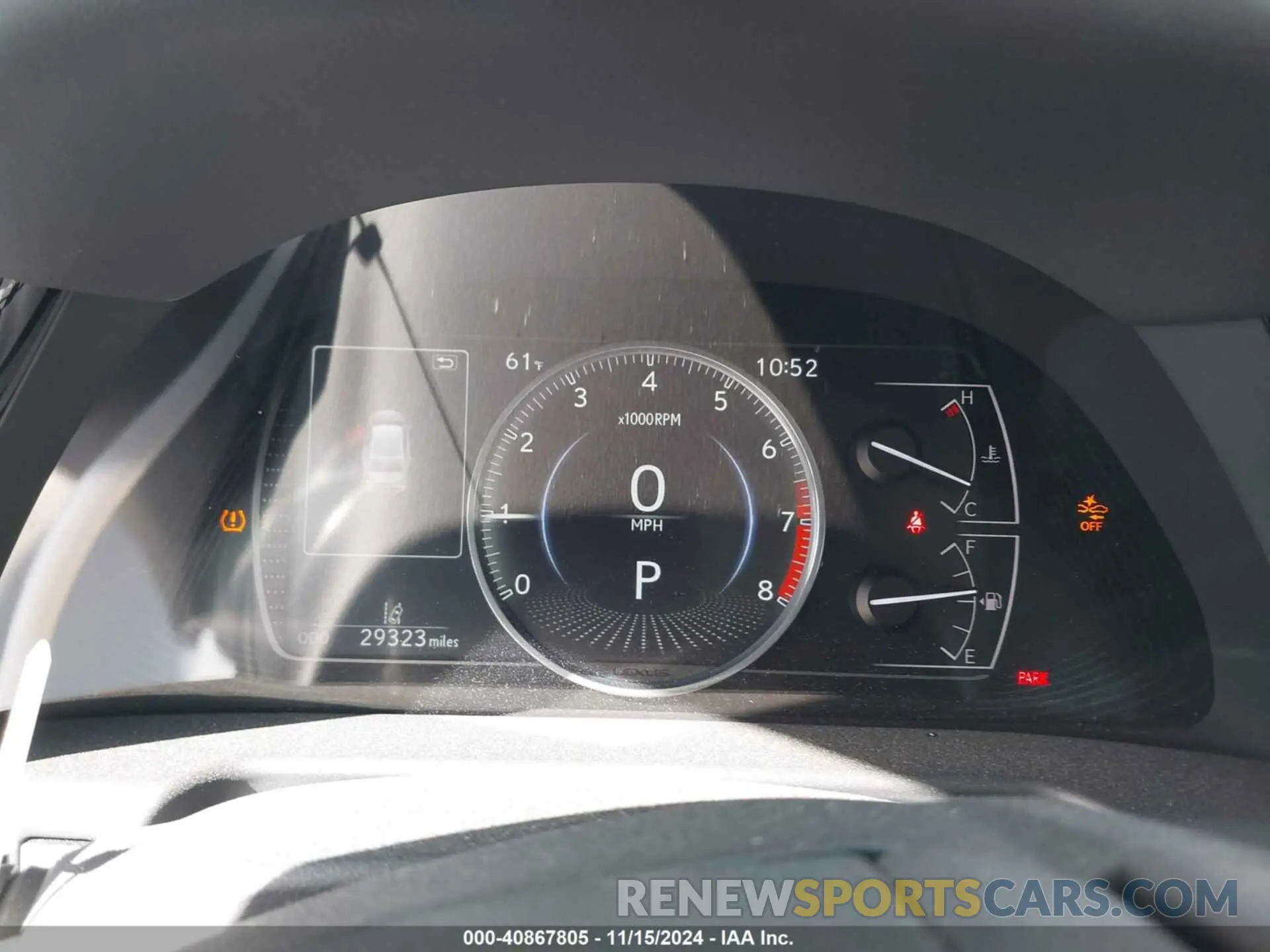 7 fotografías del automóvil dañado 58AEZ1B12PU146270 LEXUS ES 350 2023