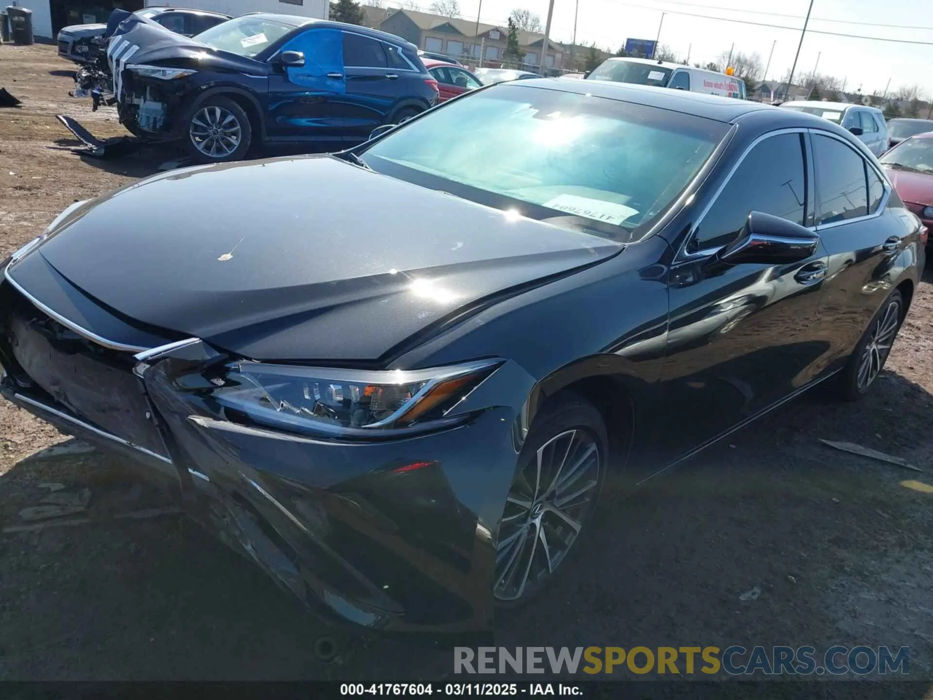 2 fotografías del automóvil dañado 58ADZ1B11RU182353 LEXUS ES 350 2024