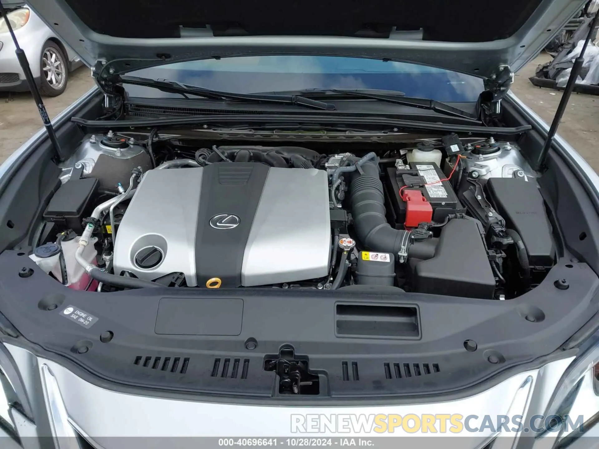 10 fotografías del automóvil dañado 58ADZ1B17RU180784 LEXUS ES 350 2024