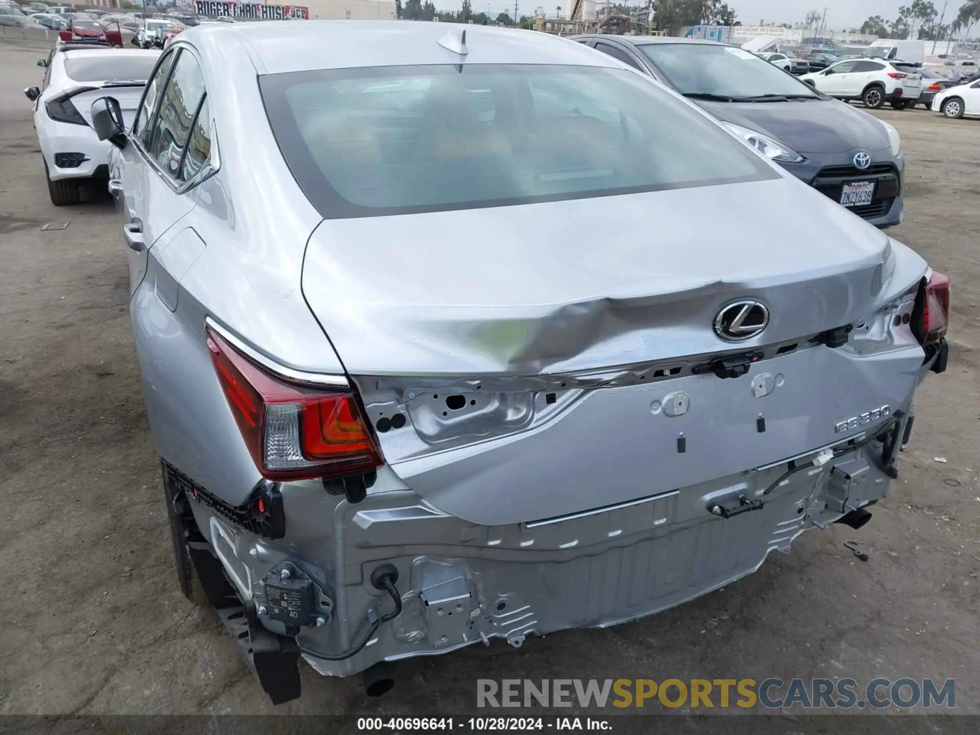 6 fotografías del automóvil dañado 58ADZ1B17RU180784 LEXUS ES 350 2024