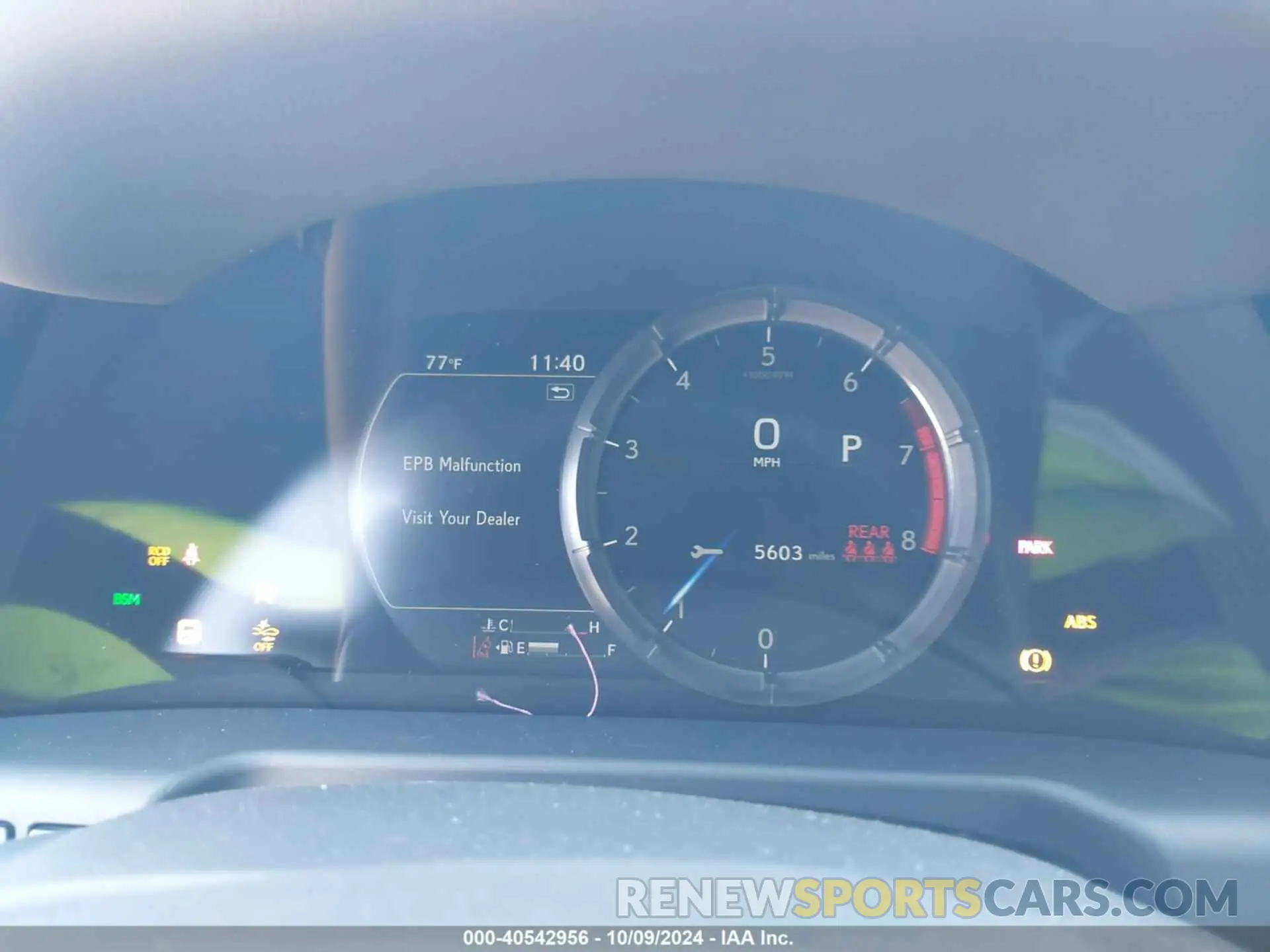15 fotografías del automóvil dañado 58AJZ1B12RU174961 LEXUS ES 350 2024