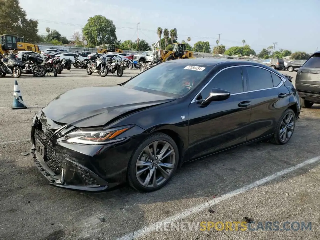 1 fotografías del automóvil dañado 58AGZ1B12LU066731 LEXUS ES 350 F S 2020