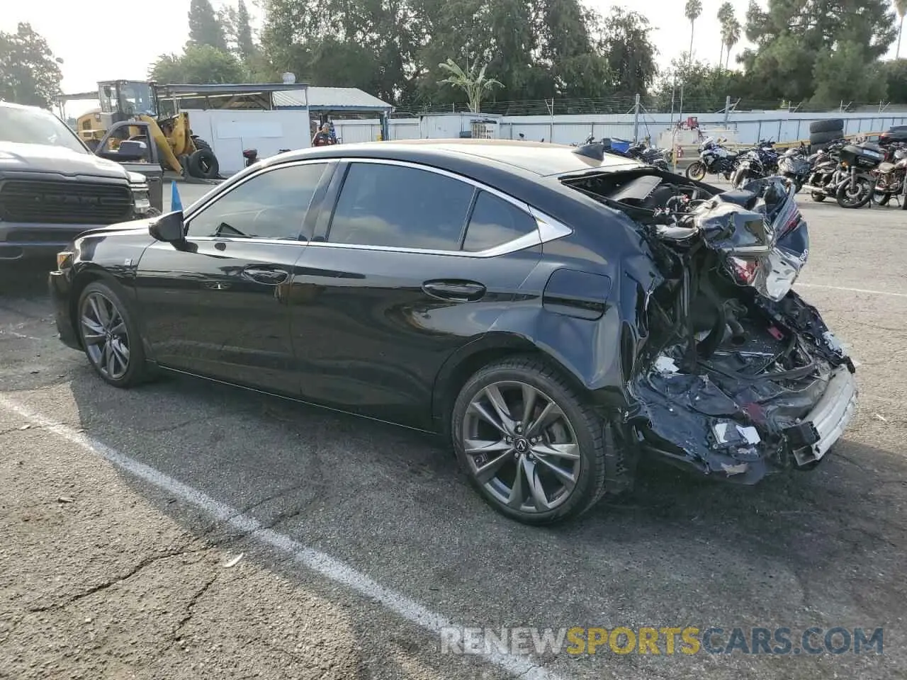 2 fotografías del automóvil dañado 58AGZ1B12LU066731 LEXUS ES 350 F S 2020
