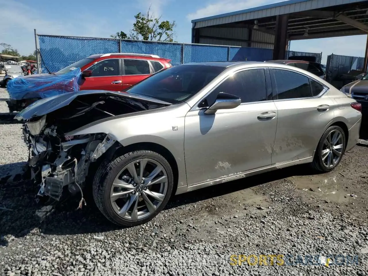 1 fotografías del automóvil dañado 58AGZ1B15LU077898 LEXUS ES 350 F S 2020