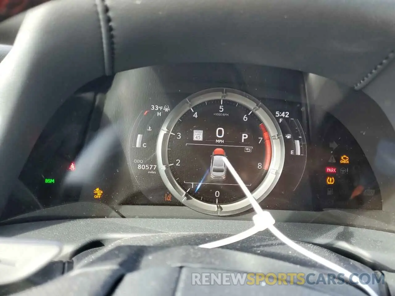 9 fotografías del automóvil dañado 58AGZ1B19LU051630 LEXUS ES 350 F S 2020