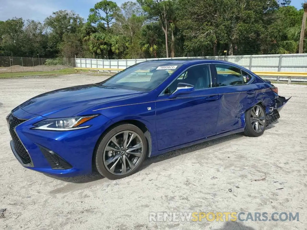 1 fotografías del automóvil dañado 58AGZ1B19LU064958 LEXUS ES 350 F S 2020