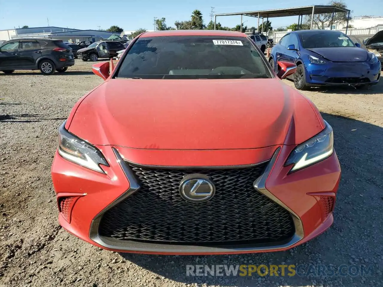 5 fotografías del automóvil dañado 58AGZ1B19LU078780 LEXUS ES 350 F S 2020