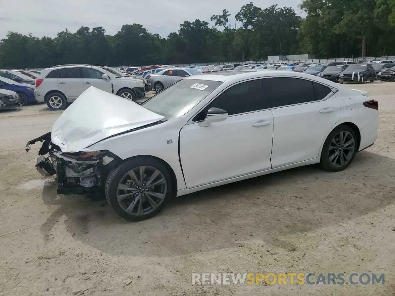 1 fotografías del automóvil dañado 58AGZ1B1XLU072700 LEXUS ES 350 F S 2020