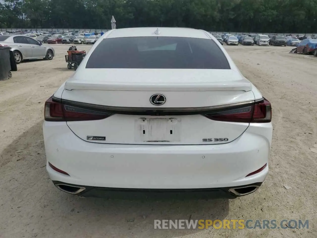 6 fotografías del automóvil dañado 58AGZ1B1XLU072700 LEXUS ES 350 F S 2020