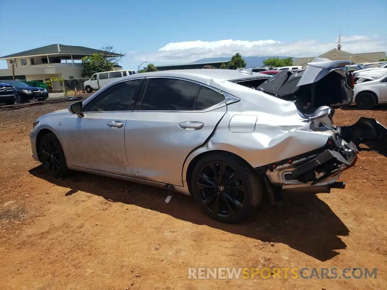 2 fotografías del automóvil dañado 58AJZ1B13PU144462 LEXUS ES 350 F S 2023