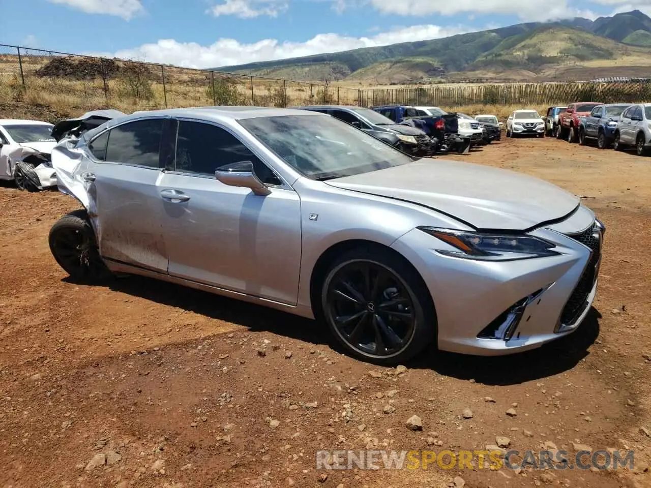 4 fotografías del automóvil dañado 58AJZ1B13PU144462 LEXUS ES 350 F S 2023