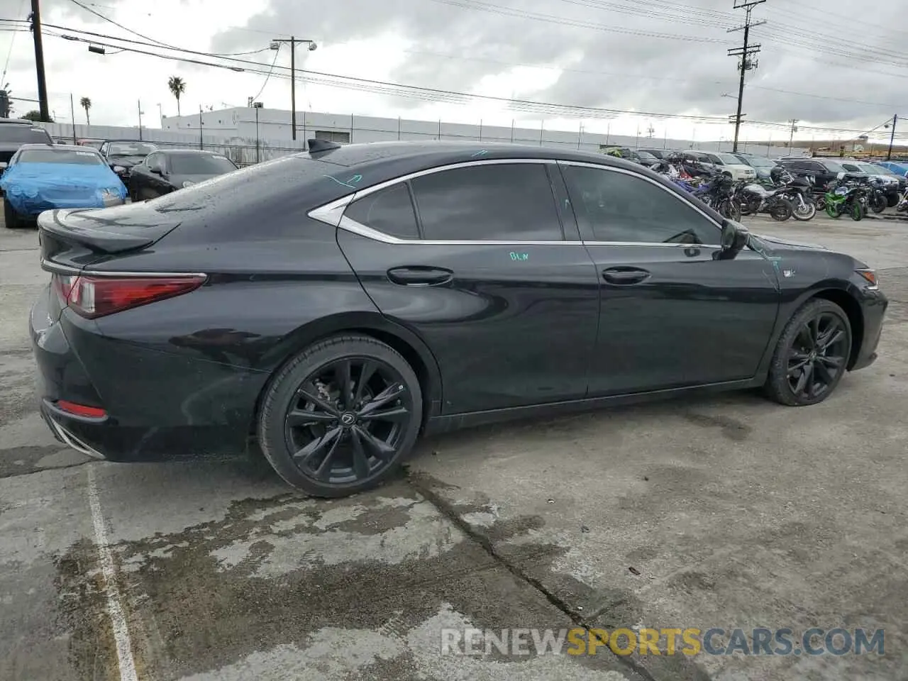 3 fotografías del automóvil dañado 58AJZ1B13PU155140 LEXUS ES 350 F S 2023