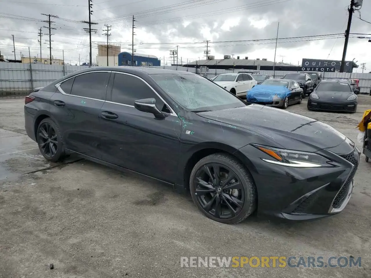 4 fotografías del automóvil dañado 58AJZ1B13PU155140 LEXUS ES 350 F S 2023