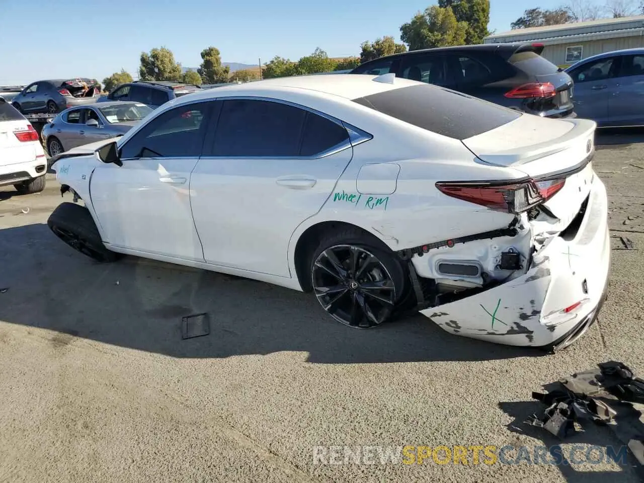 2 fotografías del automóvil dañado 58AJZ1B17RU161106 LEXUS ES 350 F S 2024