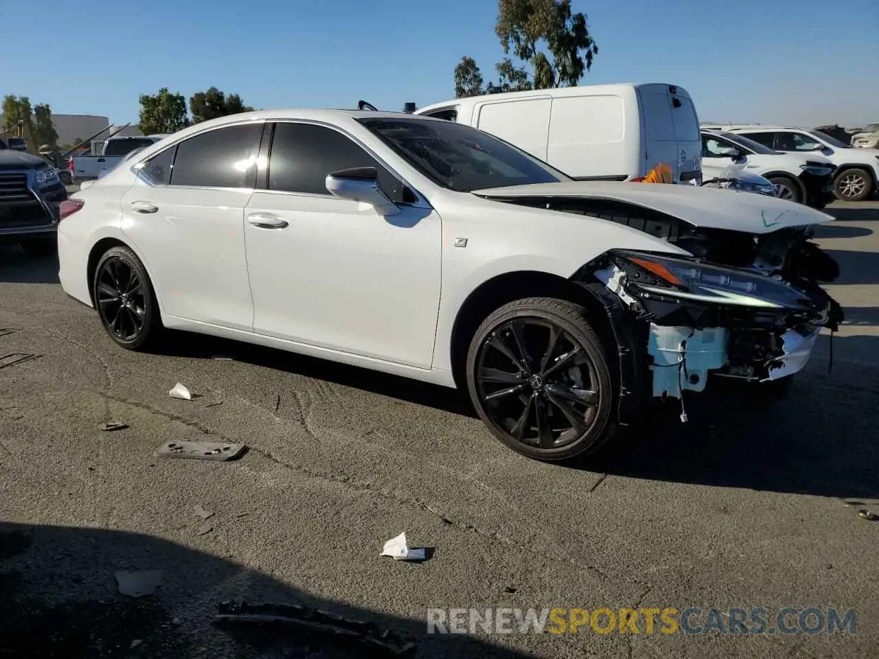 4 fotografías del automóvil dañado 58AJZ1B17RU161106 LEXUS ES 350 F S 2024