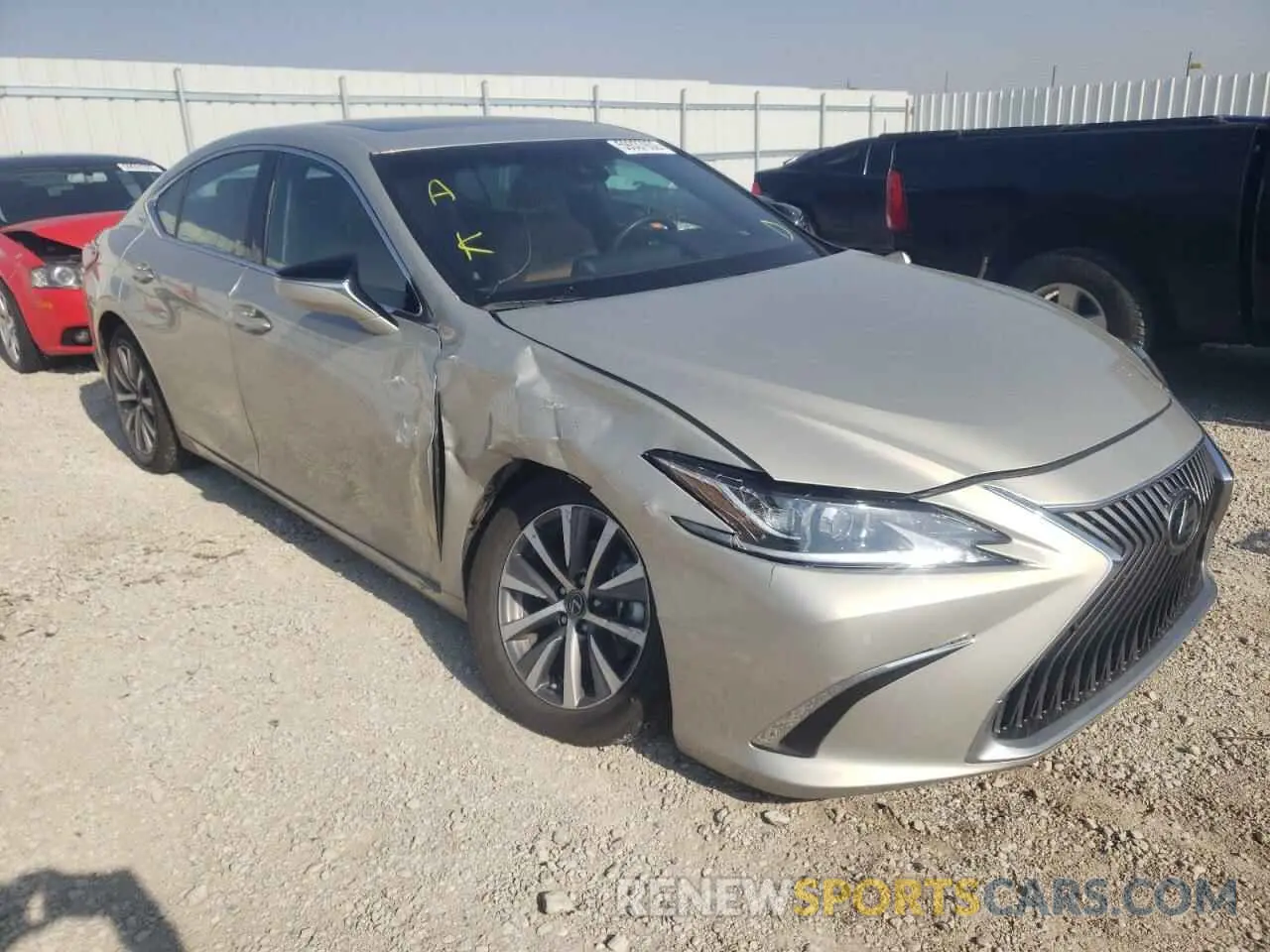 1 fotografías del automóvil dañado 58AB11D17MU001406 LEXUS ES250 2021