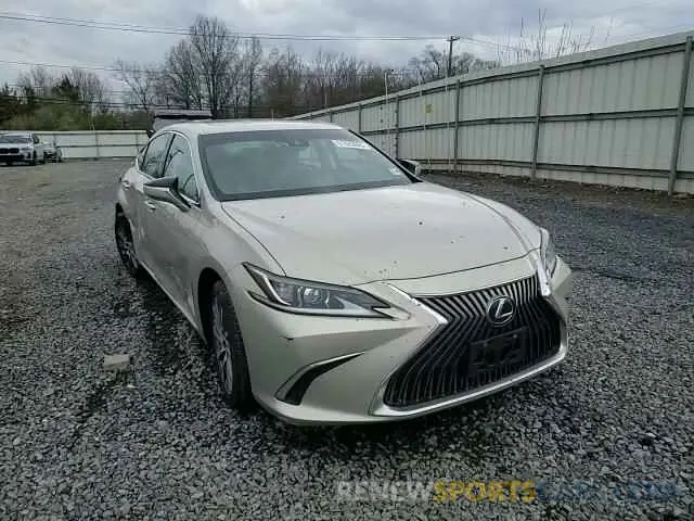 11 fotografías del automóvil dañado 58AD11D11MU003340 LEXUS ES250 2021