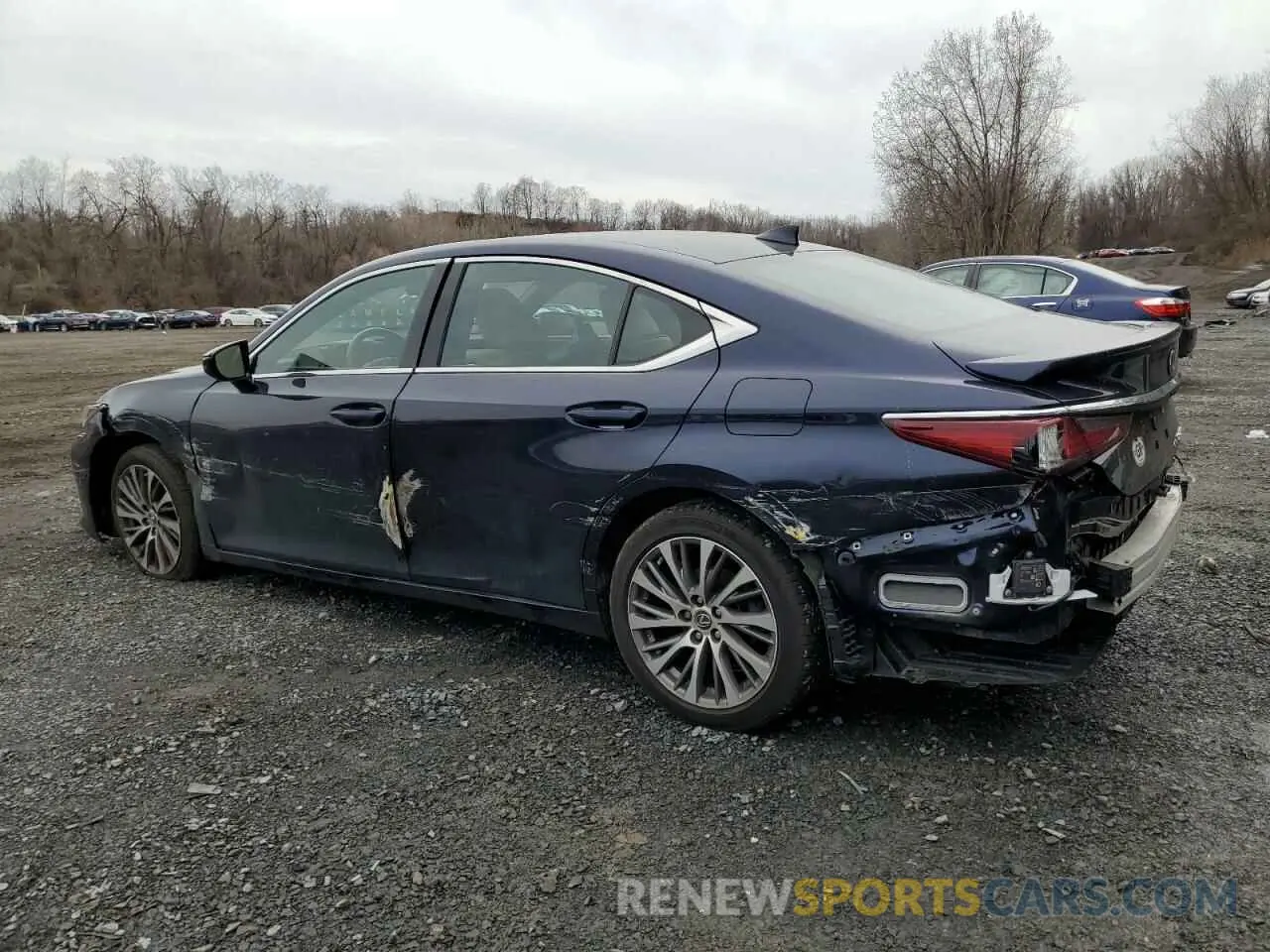 2 fotografías del automóvil dañado 58AD11D14MU003669 LEXUS ES250 2021