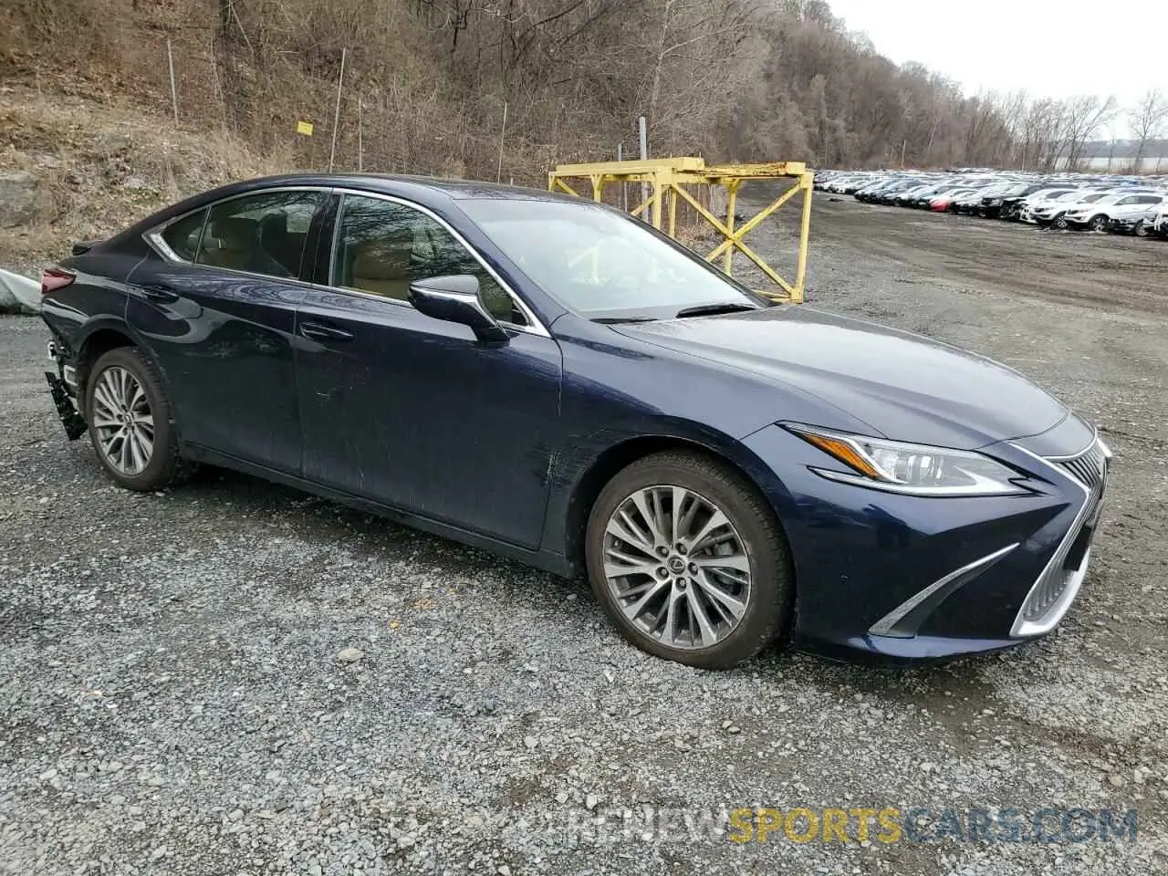 4 fotografías del automóvil dañado 58AD11D14MU003669 LEXUS ES250 2021