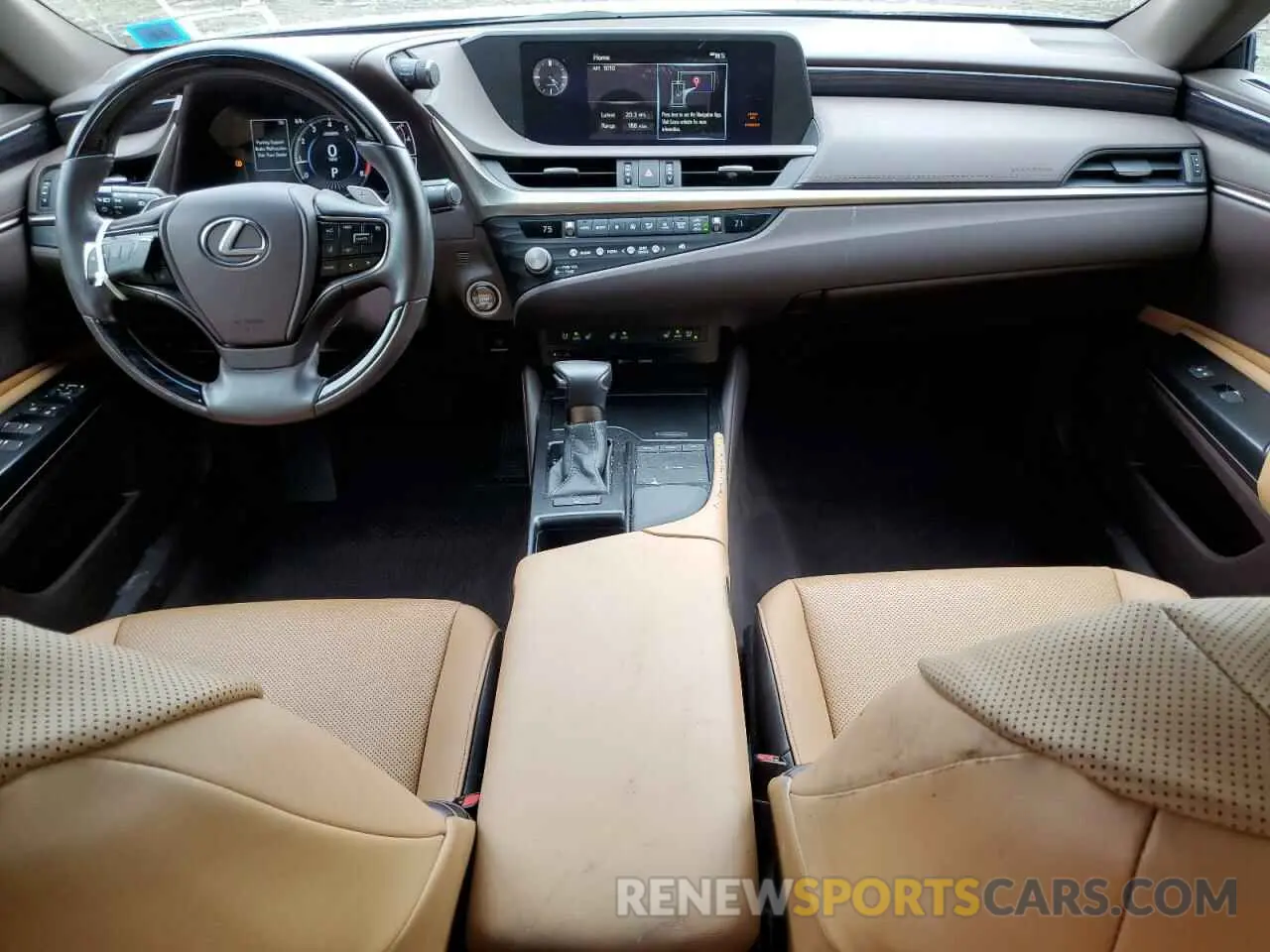 8 fotografías del automóvil dañado 58AD11D14MU003669 LEXUS ES250 2021