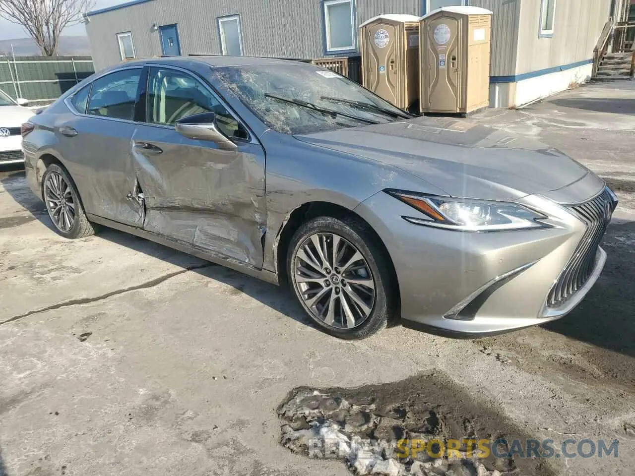 4 fotografías del automóvil dañado 58AD11D14MU006488 LEXUS ES250 2021