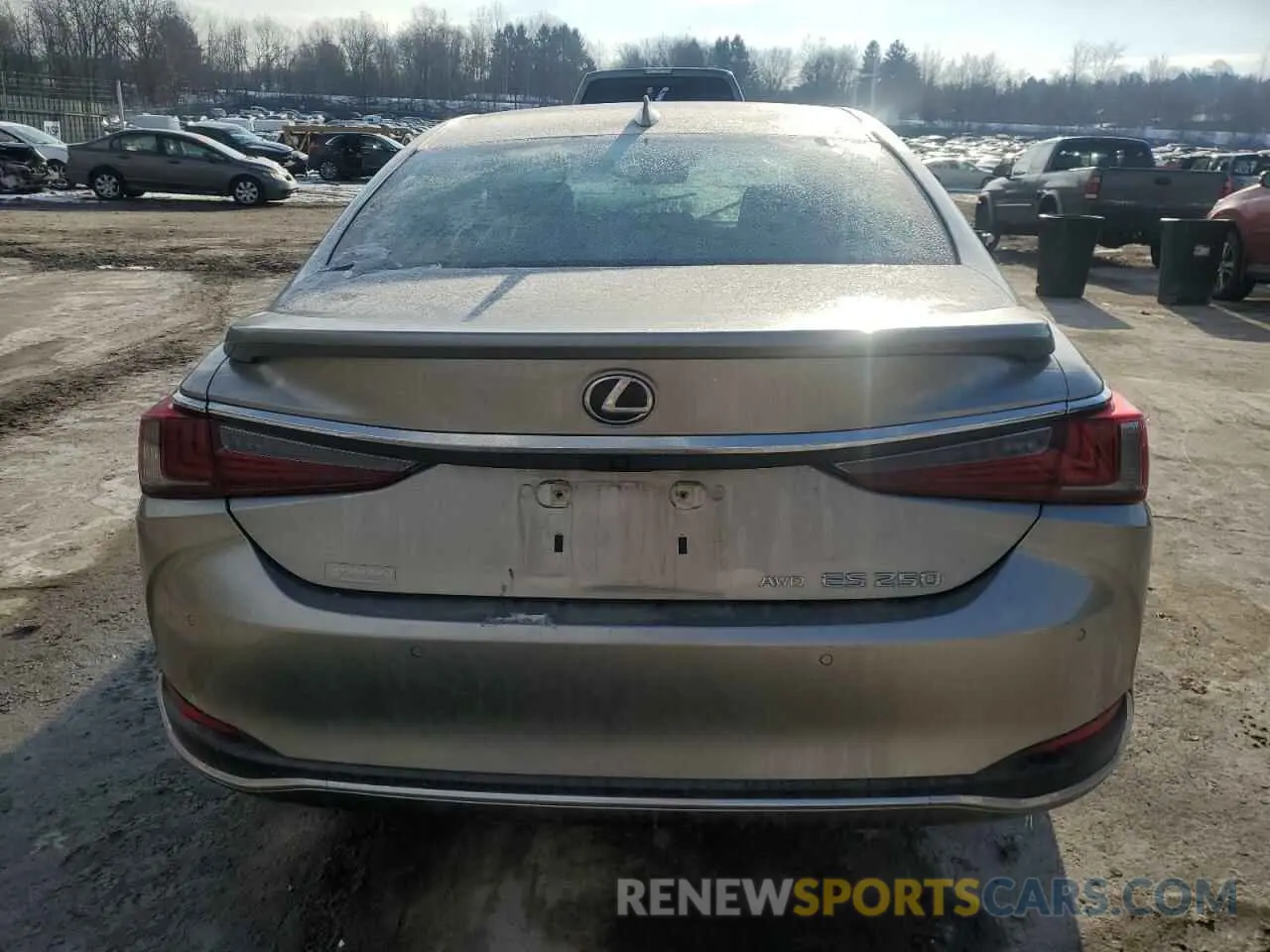 6 fotografías del automóvil dañado 58AD11D14MU006488 LEXUS ES250 2021