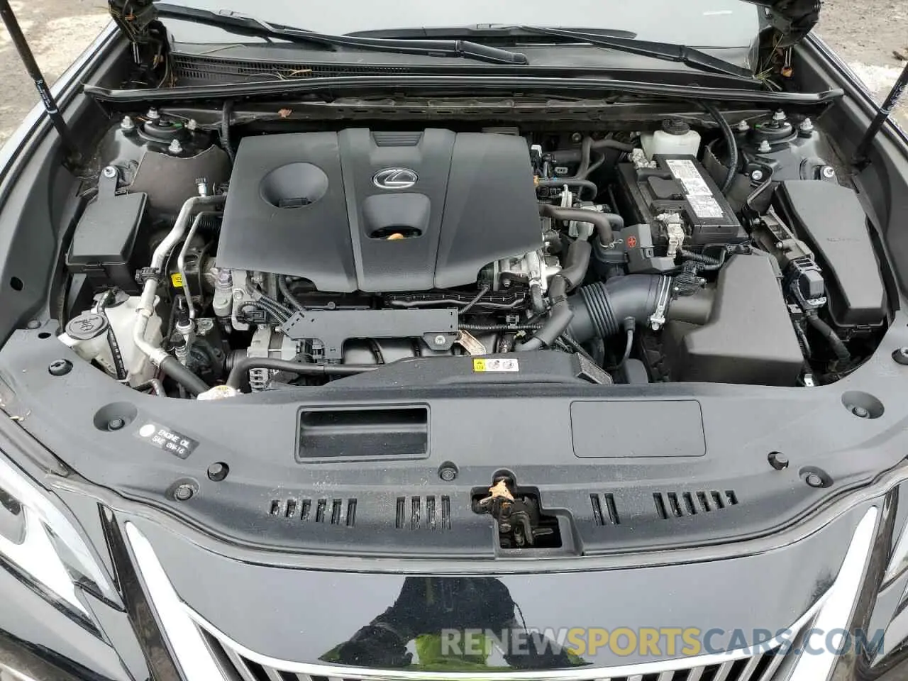 12 fotografías del automóvil dañado 58AD11D17MU002161 LEXUS ES250 2021