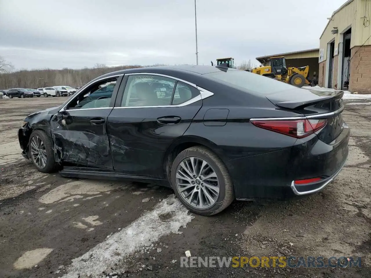 2 fotografías del automóvil dañado 58AD11D17MU002161 LEXUS ES250 2021
