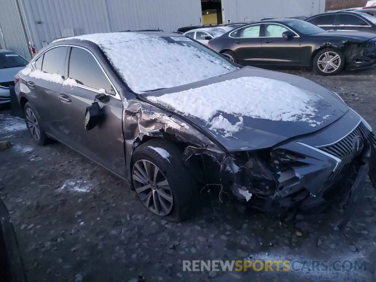 4 fotografías del automóvil dañado 58AD11D18MU007076 LEXUS ES250 2021