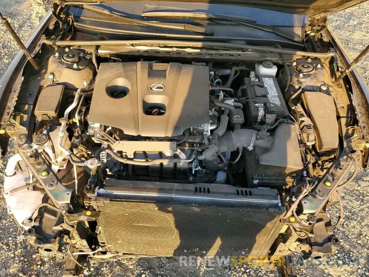 11 fotografías del automóvil dañado 58AD11D19MU007488 LEXUS ES250 2021