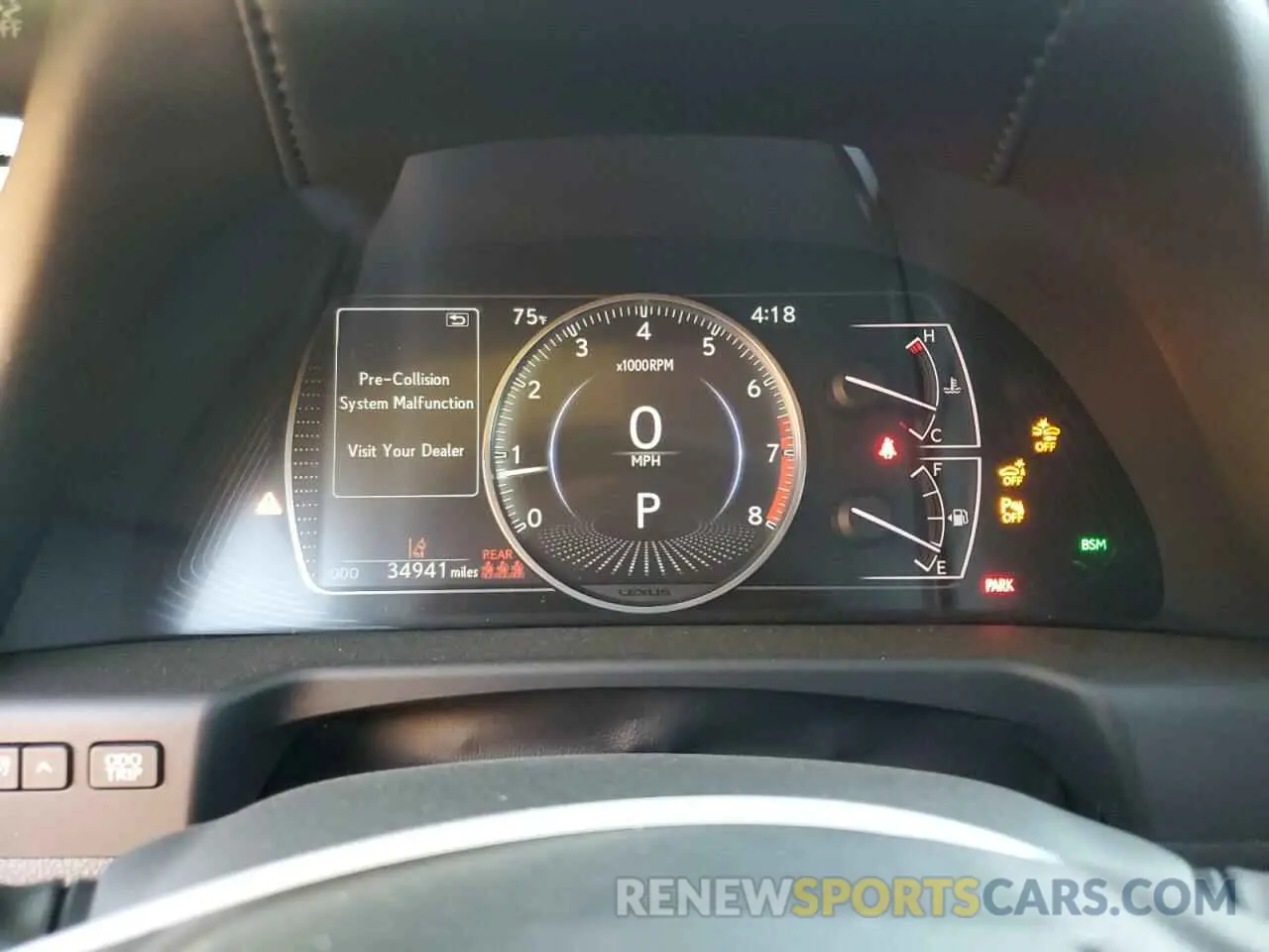 9 fotografías del automóvil dañado 58AD11D19MU007488 LEXUS ES250 2021