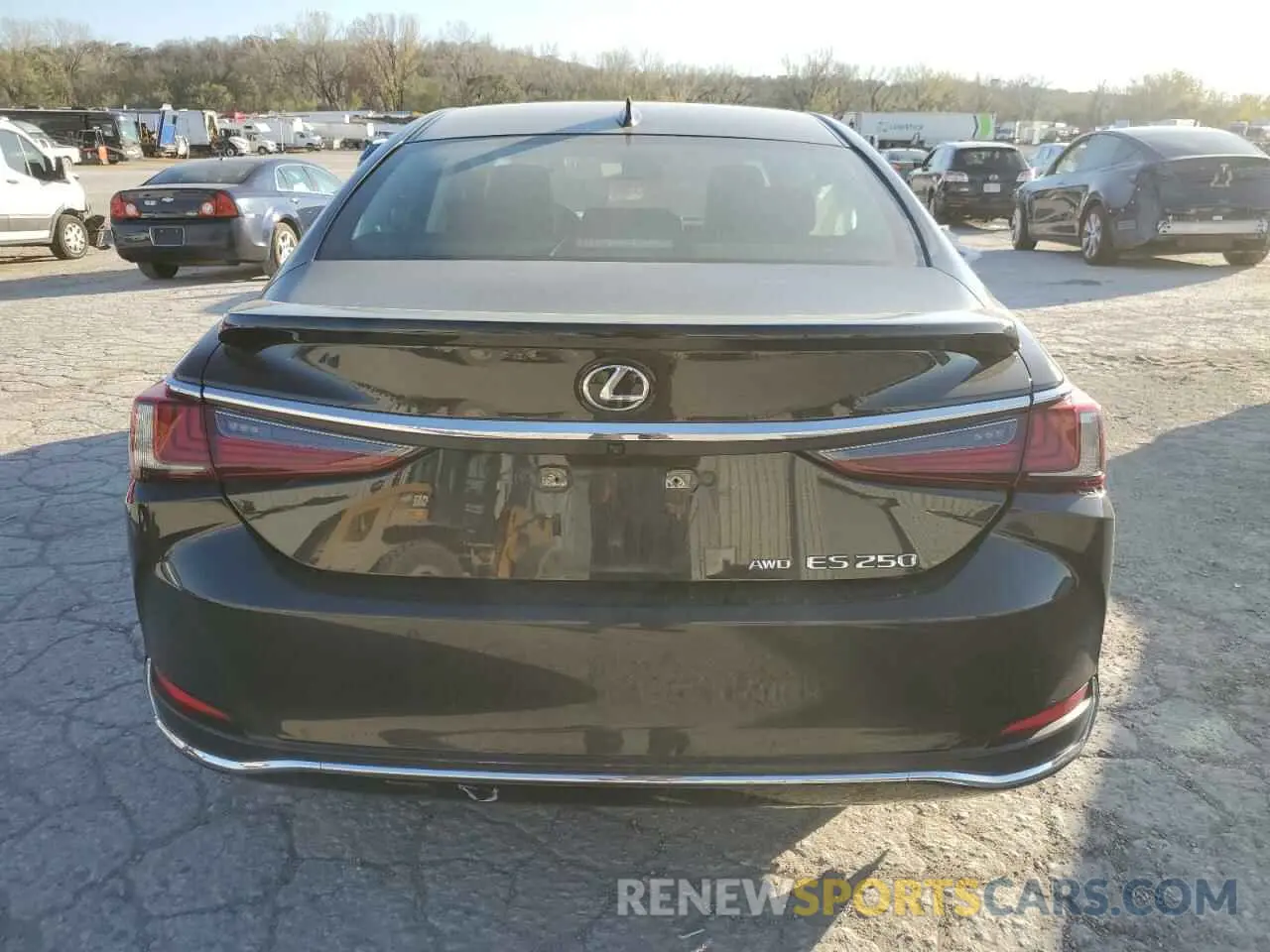 6 fotografías del automóvil dañado 58AD11D12NU009293 LEXUS ES250 2022