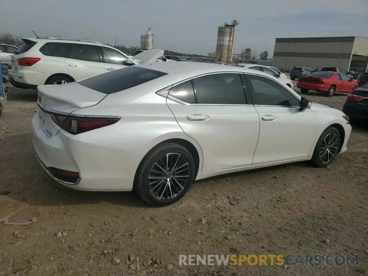 3 fotografías del automóvil dañado 58AD11D13NU009190 LEXUS ES250 2022