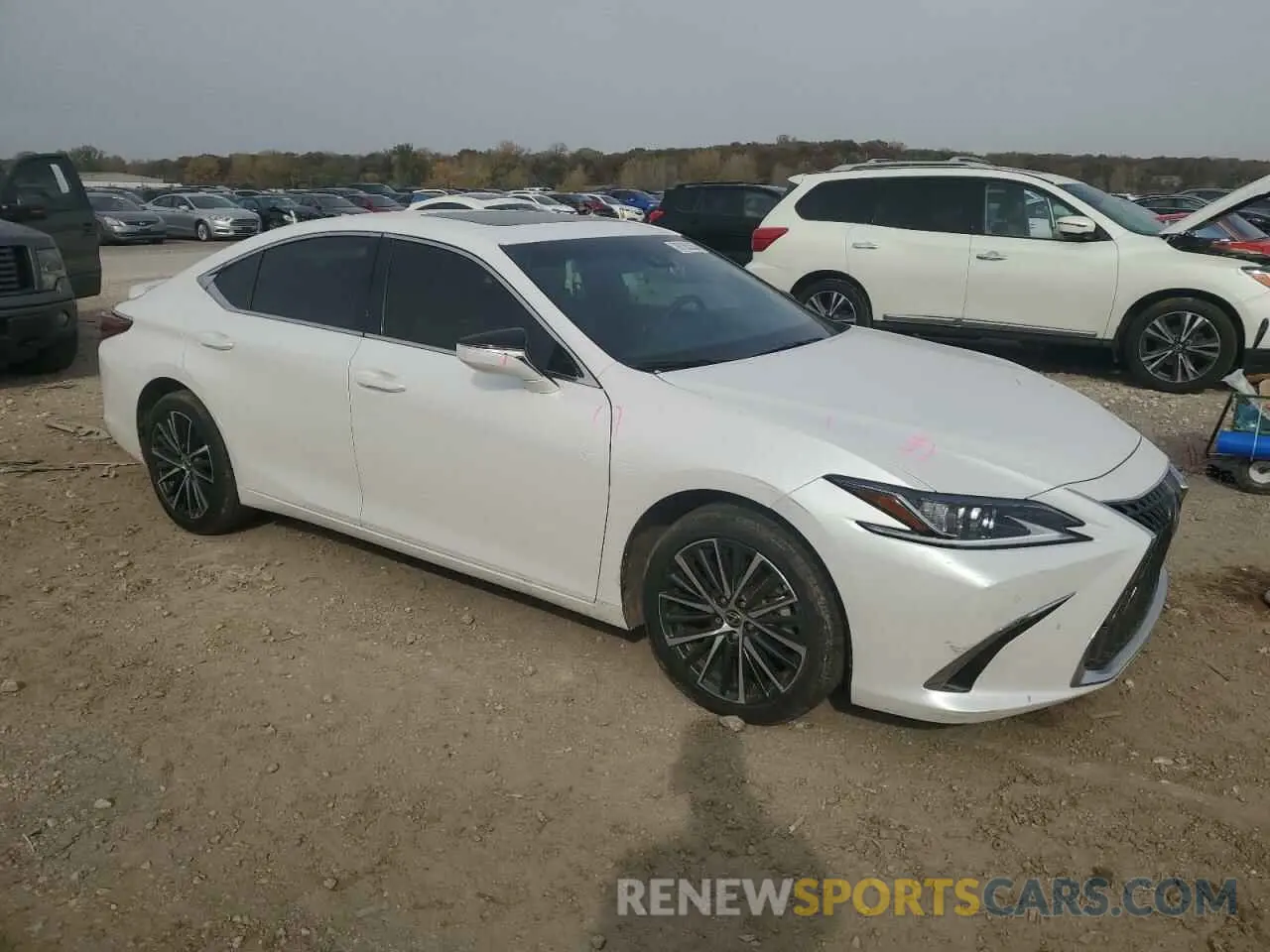 4 fotografías del automóvil dañado 58AD11D13NU009190 LEXUS ES250 2022
