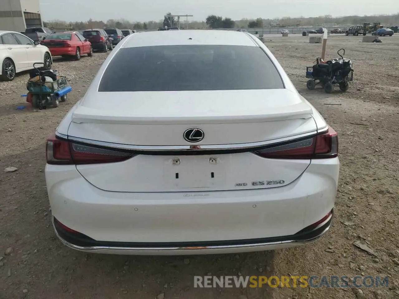 6 fotografías del automóvil dañado 58AD11D13NU009190 LEXUS ES250 2022