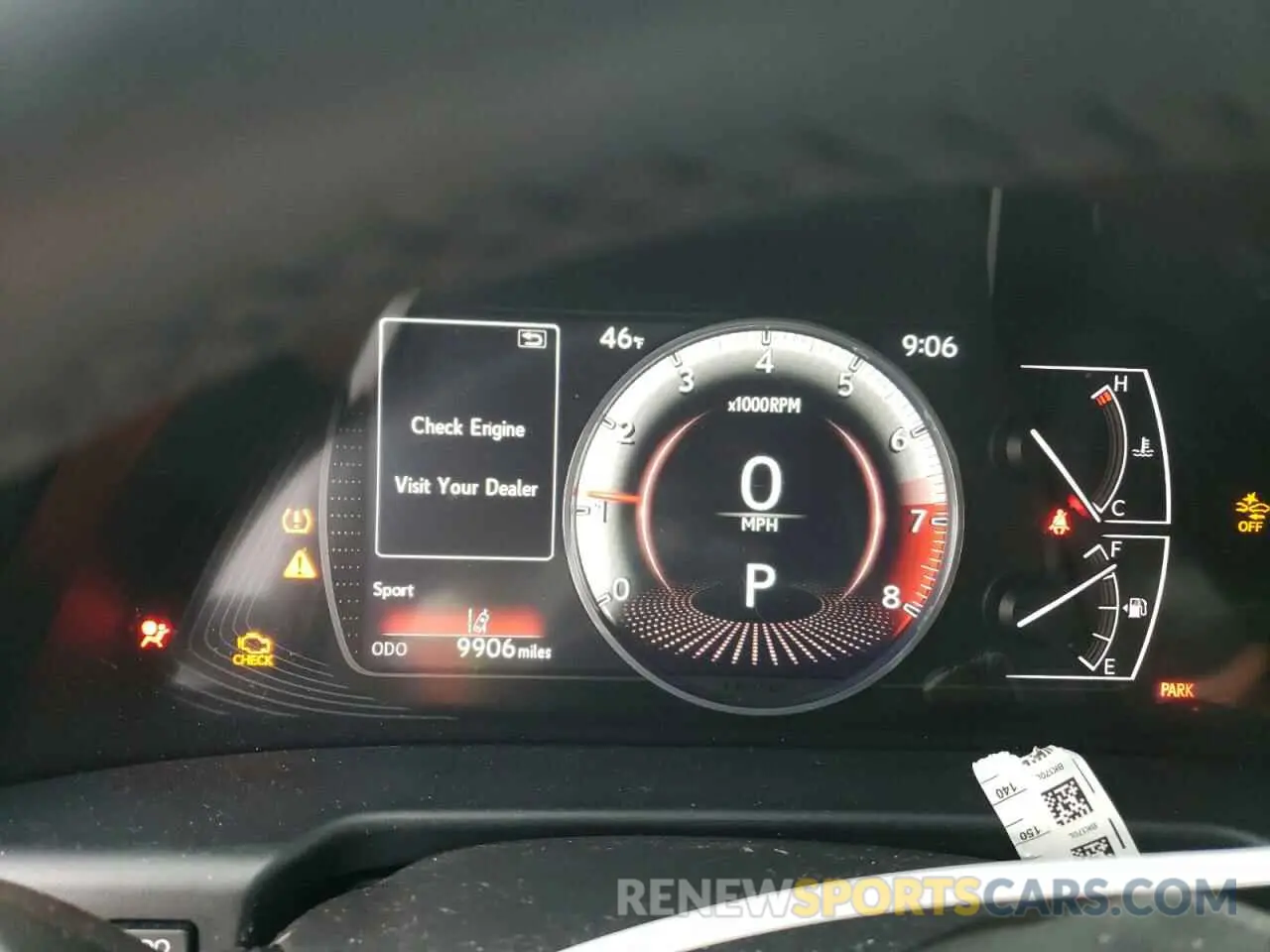 9 fotografías del automóvil dañado 58AD11D17RU013328 LEXUS ES250 2024