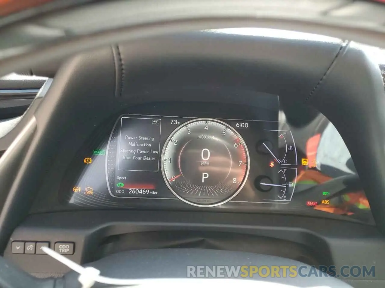 9 fotografías del automóvil dañado 58AB21B11KU003746 LEXUS ES300 2019