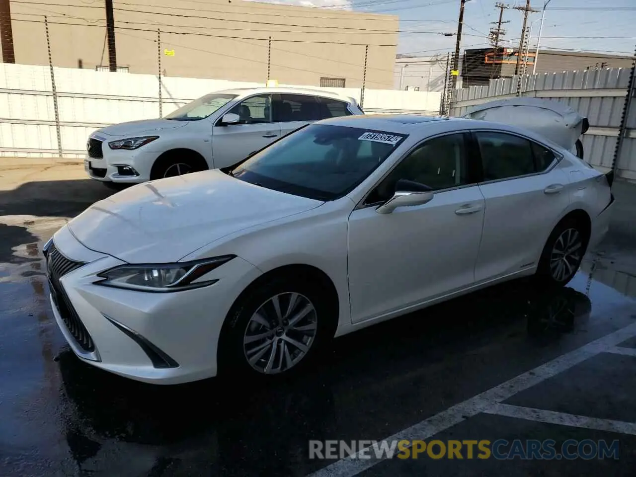 1 fotografías del automóvil dañado 58AB21B16KU001622 LEXUS ES300 2019