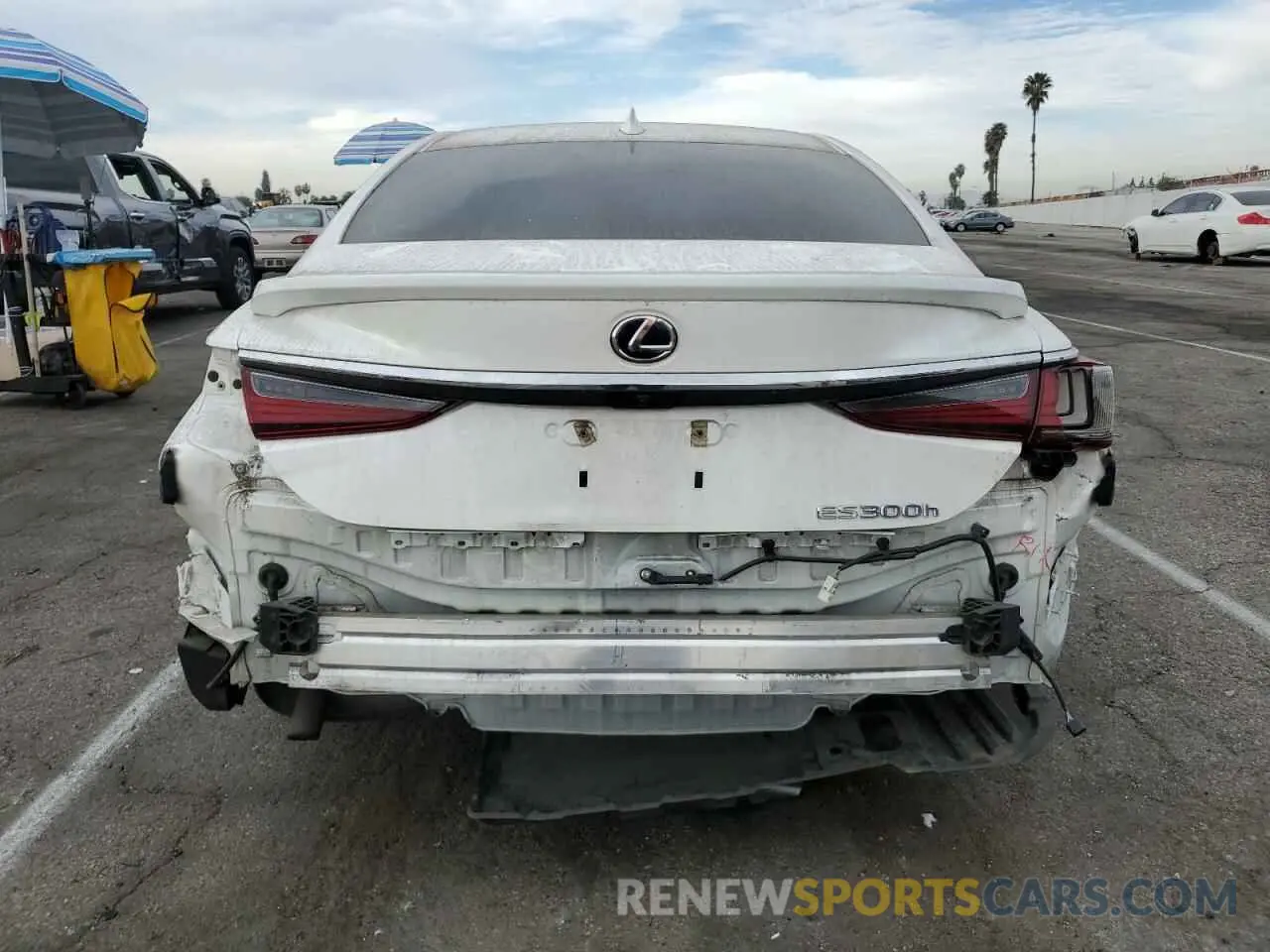 6 fotografías del automóvil dañado 58AB21B1XKU001994 LEXUS ES300 2019