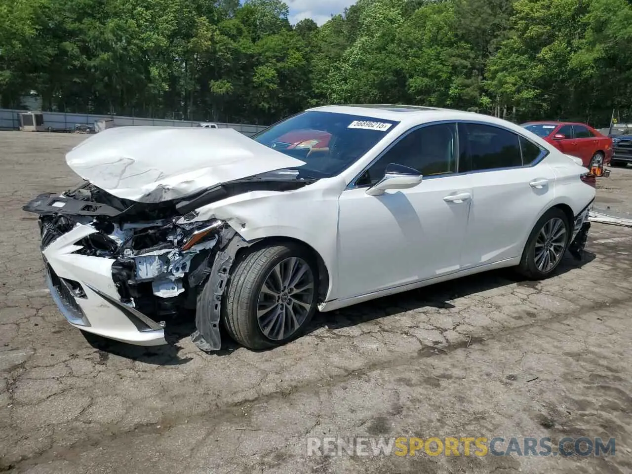 1 fotografías del automóvil dañado JTHB21B10K2001721 LEXUS ES300 2019