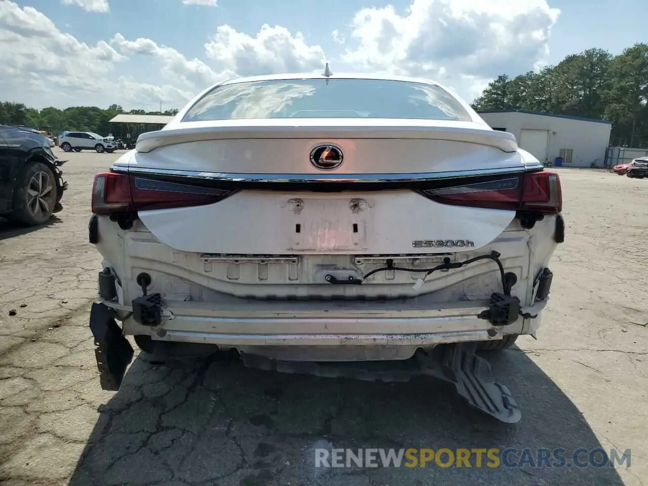 6 fotografías del automóvil dañado JTHB21B10K2001721 LEXUS ES300 2019