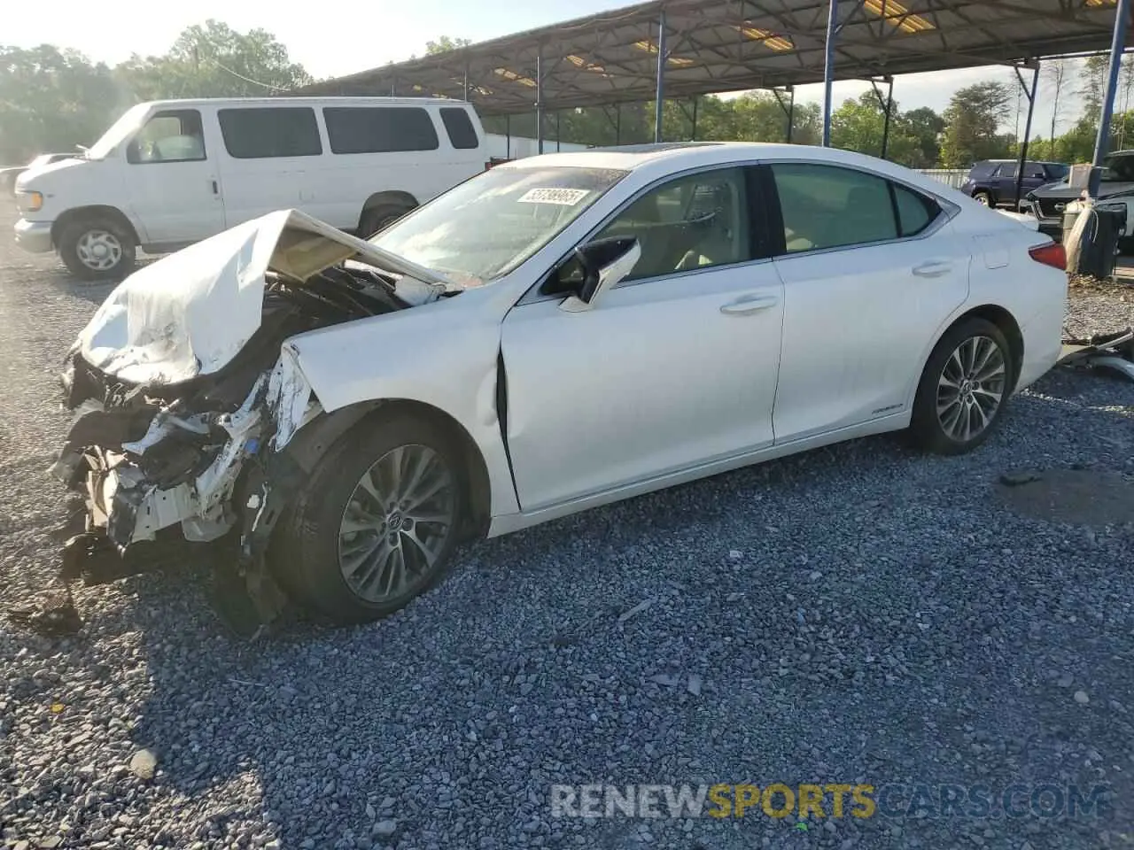1 fotografías del automóvil dañado JTHB21B11K2010377 LEXUS ES300 2019