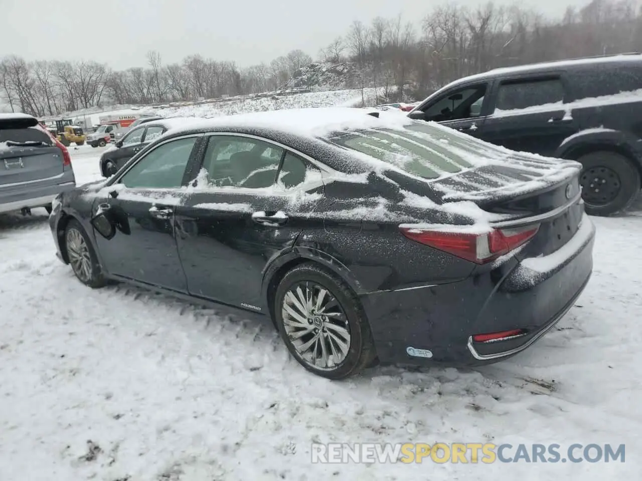 2 fotografías del automóvil dañado JTHB21B12K2023106 LEXUS ES300 2019