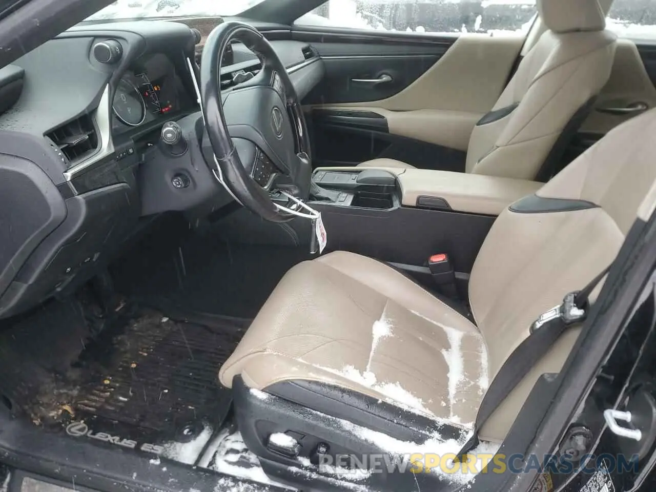 7 fotografías del automóvil dañado JTHB21B12K2023106 LEXUS ES300 2019