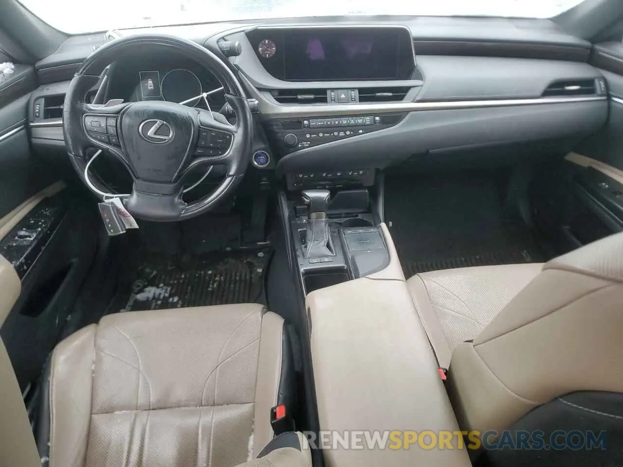 8 fotografías del automóvil dañado JTHB21B12K2023106 LEXUS ES300 2019