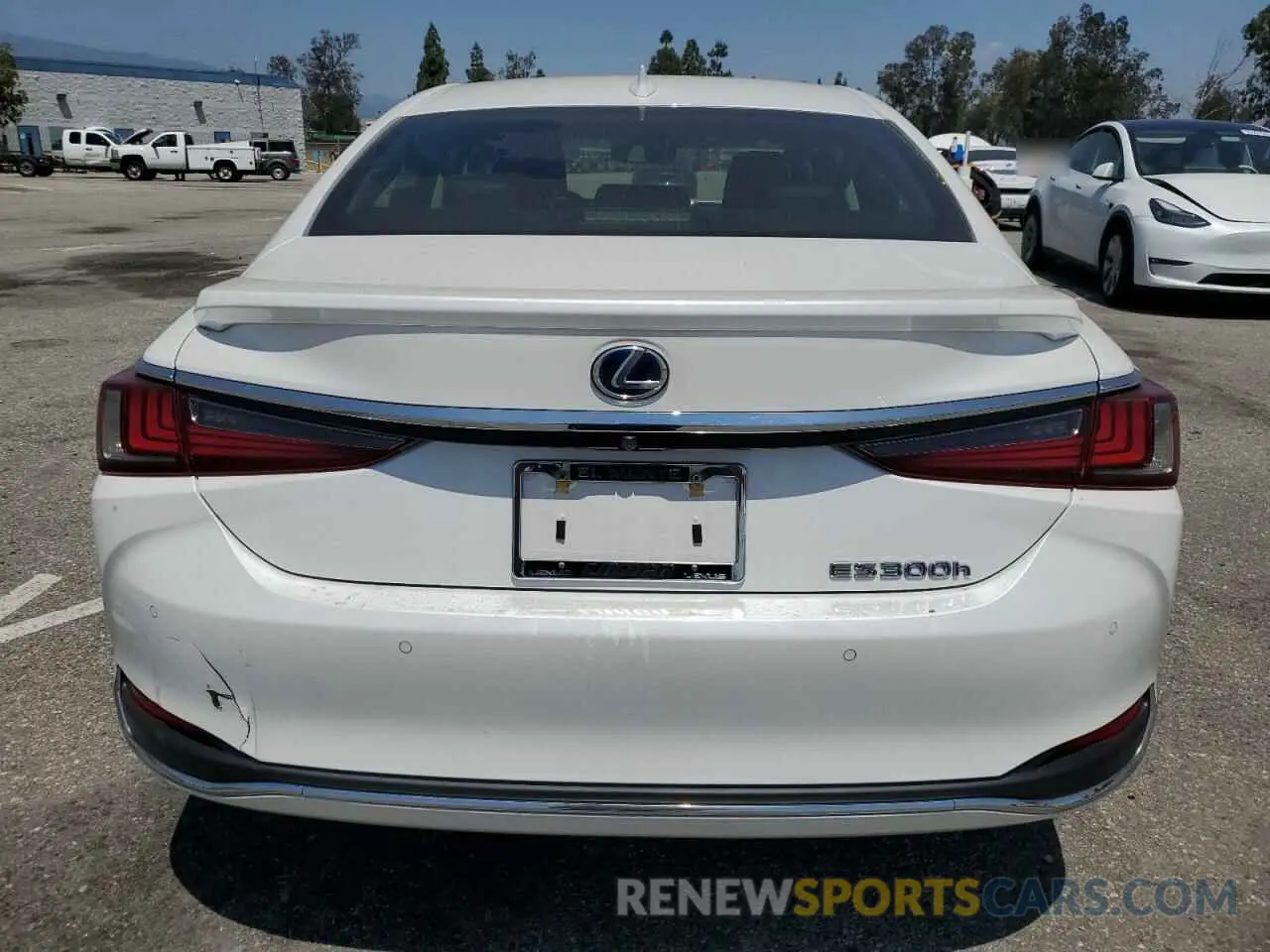 6 fotografías del automóvil dañado JTHB21B12K2026118 LEXUS ES300 2019